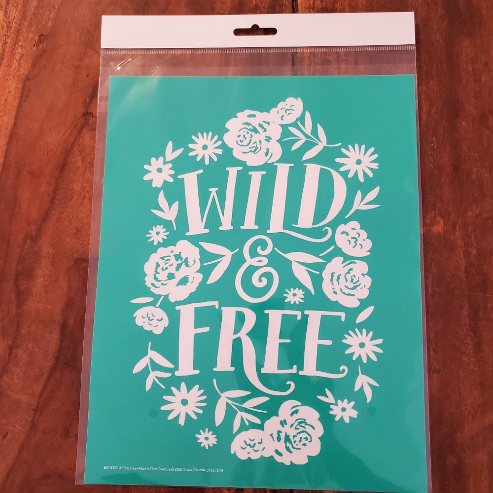 Chalk Couture Wild and Free transfer